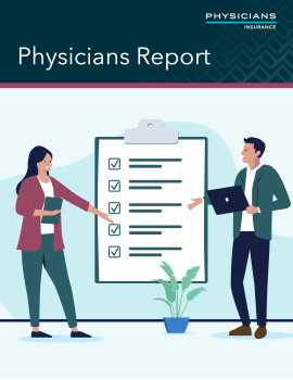Professional reviewing a checklist