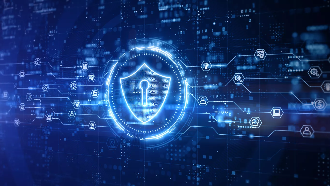 A cybersecurity graphic