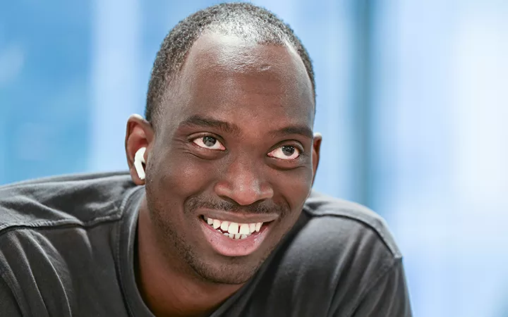 Employee pictured: Cheick